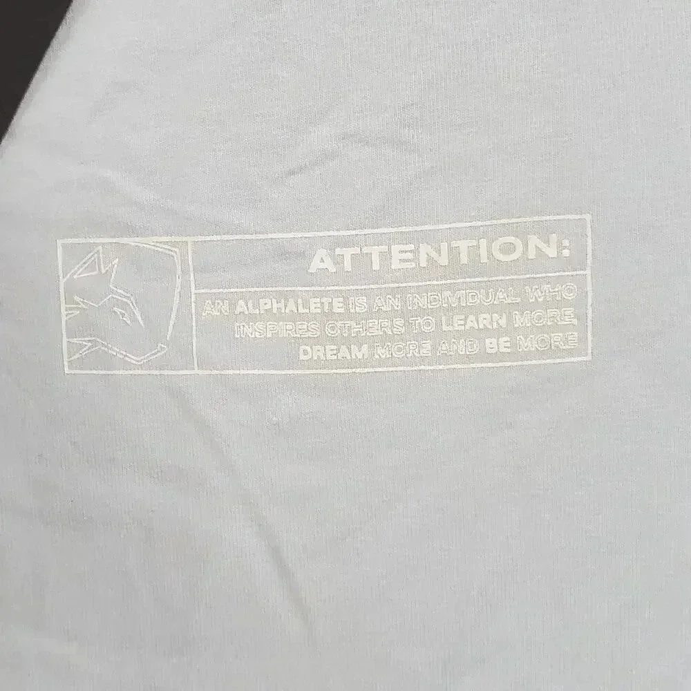 Alphalete Light Blue Performance Fit Tee Size M and L